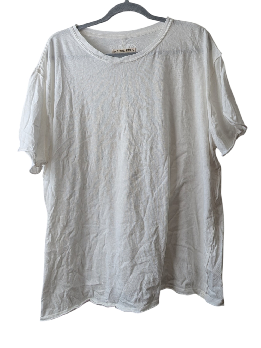 WE THE FREE WOMEN’S IVORY NINA TEE SIZE XL